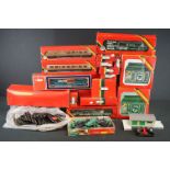 Collection of boxed Hornby OO gauge model railway accessories to include R401 Operating Mail Coach