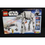 Star Wars - Boxed Lego Star Wars 8129 AT AT Walkers set, previously built and re-boxed by vendor who