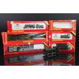 Six boxed Hornby OO gauge locomotives to include R852 BR 2-6-0 Ivatt Loco, Dock Authority 3 0-4-0,