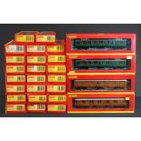 27 Boxed Hornby OO gauge items of rolling stock to include R4530A, R4338A, 4816, R4600, R4684 etc
