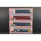 Four boxed Lima OO gauge locomotives to include 205106MWG Royal Scots Grey, 205142MWG Eagle,