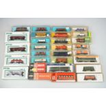 30 Boxed / cased N gauge items of rolling stock to include 10 x Atlas, 4 x Industrial Rail, 3 x