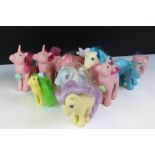 My Little Pony - Collection of Hasbro G1 My Little Pony figures to include Majesty, Bowtie, Wind