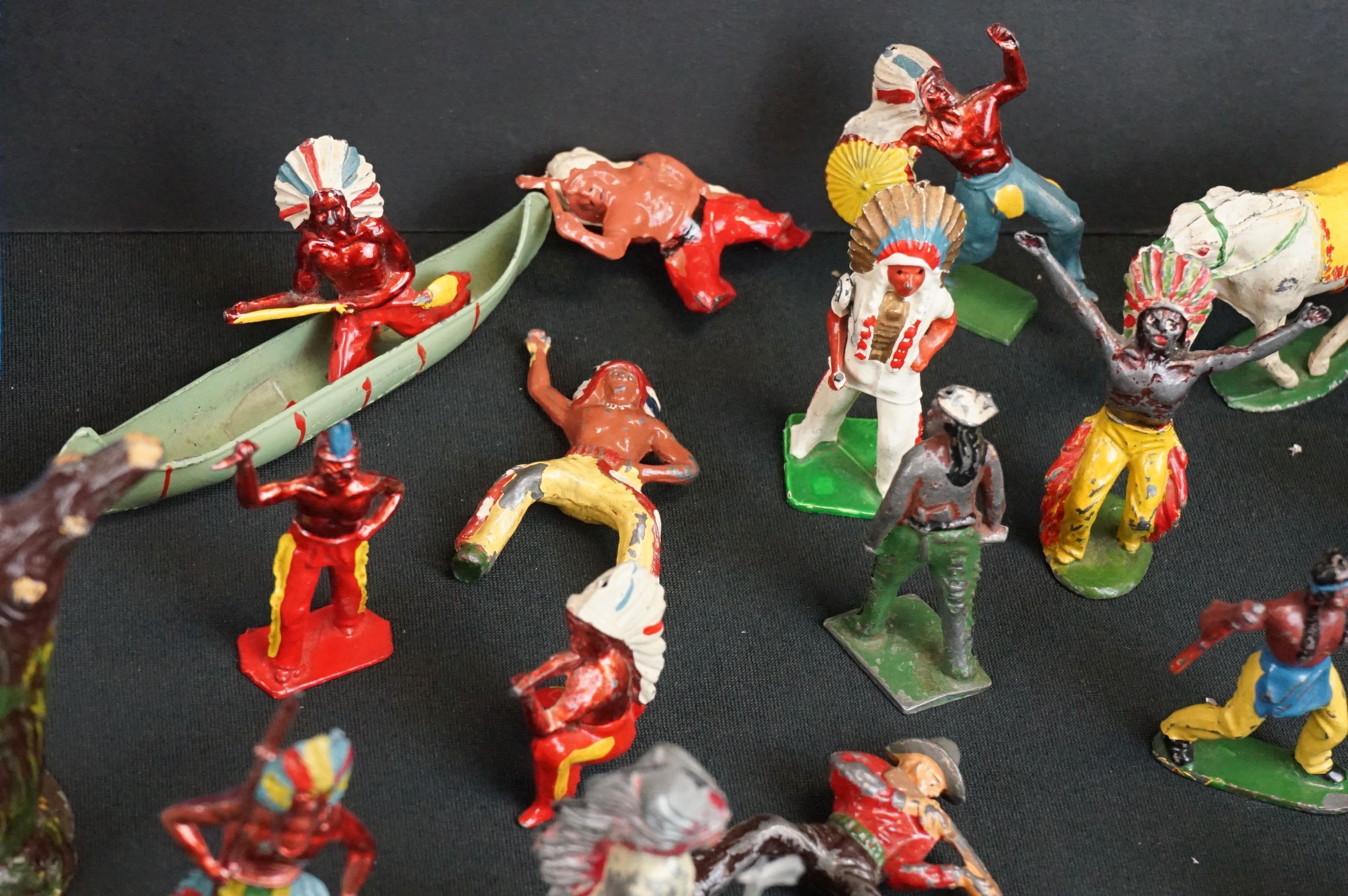 Quantity of mixed toys to include include a collection of metal Wild West figures and accessories, 2 - Bild 6 aus 13