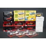 19 Boxed / cased diecast models to include 6 x AutoArt, 2 x MiniChamps, 4 x Vanguards etc, ex