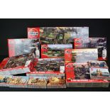 14 Boxed & unbuilt Airfix military-related plastic model kits to include 8 x D-Day kits (A50162A 1: