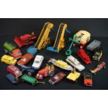 Collection of play worn Dinky diecast models from the mid 20th C onwards to include Supertoys 3B