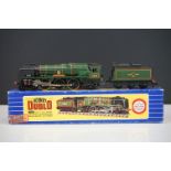 Boxed Hornby Dublo 3235 4-6-2 SR West County Locomotive Dorchester & Tender, with paperwork