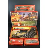 Boxed and part complete Triang OO gauge RS65 train set containing boxed Rocket Launcher, boxed