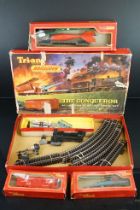 Boxed and part complete Triang OO gauge RS65 train set containing boxed Rocket Launcher, boxed