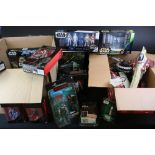 Star Wars - 34 Carded / boxed Hasbro Star Wars Figures to include Force Link Starter Set, Force Link