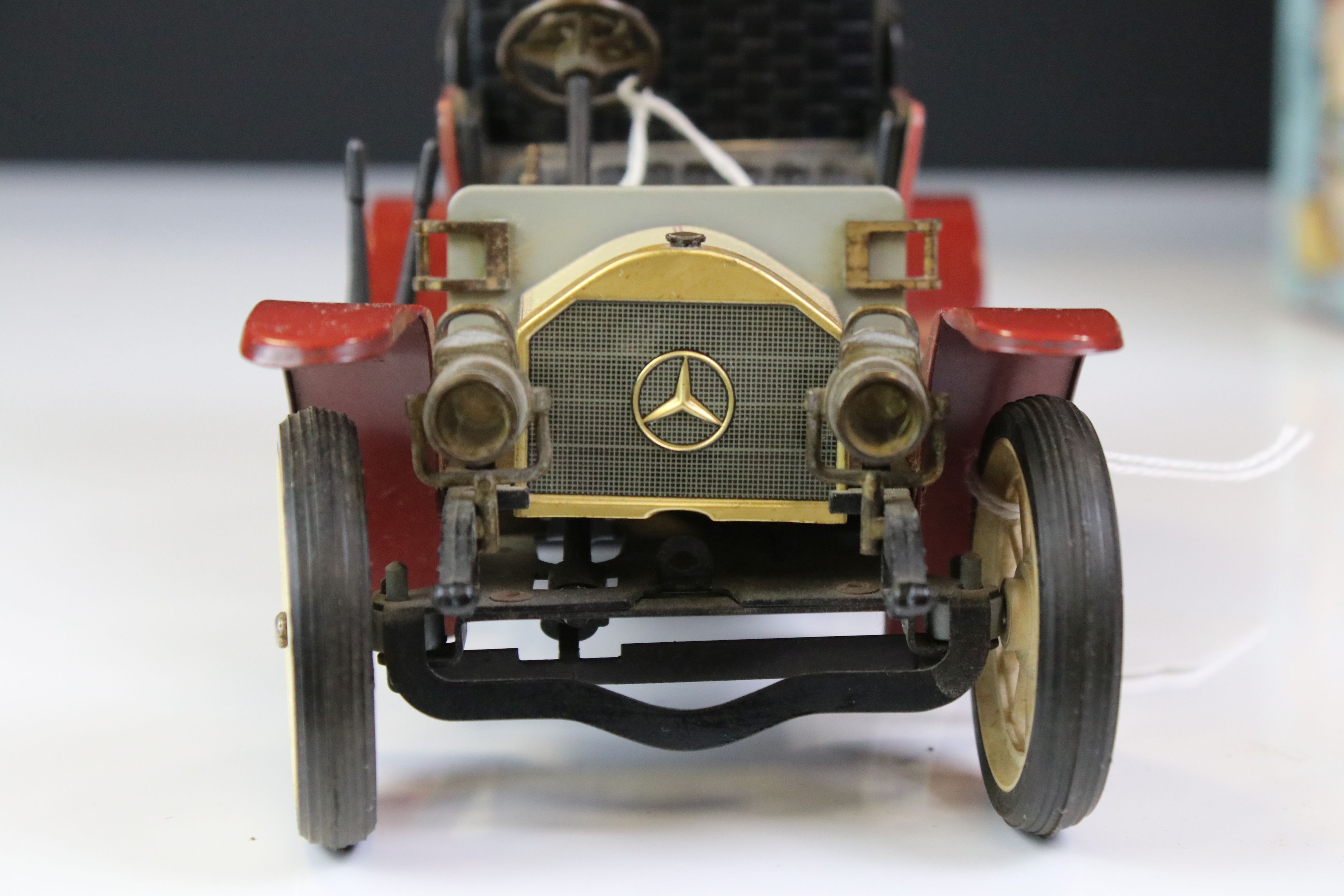 Boxed Schuco Old Timer 1229 Mercedes Simplex anno 1902 tin plate model plus another unboxed example, - Bild 3 aus 13