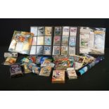 Large quantity of Pokemon Trading Cards to include sealed Hidden Moon Theme Deck, sealed League