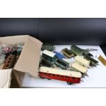 19 O gauge items of rolling stock to include Hornby, unmarked and ML Ltd, features ,coaches, wagons,