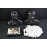 Star Wars - Three Original Star Wars Collector Cases to include 2 x Darth Vader cases & Vinyl Figure