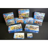 Lego - 11 Boxed Lego City sets to include 60085, 60060, 60017, 60056, 7737, 7991, 7990, 60073,