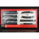 Boxed Playcraft HO International P1470 Passenger train set track length 11'3", complete