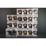 20 Boxed Funko Pop James Bond 007 figures, all variants, plus a boxed Funko Pop 44 James Bond with