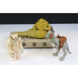 Star Wars - Original Jabba The Hutt Action Playset part complete with Salacious Crumb plus 1 x