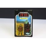 Star Wars - Carded Kenner Return of the Jedi Gamorrean Guard figure, 77 back, unpunched,