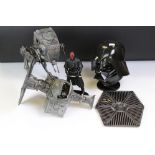 Star Wars - Two original Star Wars Vehicles to include Tie Fighter & AT-ST both repainted with 2 x