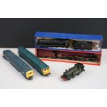 Five OO gauge locomotives to include Hornby Dublo 0-6-0 Southern 1147, Lima Thunderer (loose