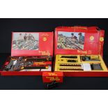 Two boxed Triang OO gauge train sets to include R3A & RS7, both with additional items, plus a