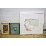 Susie Brooks (Contemporary) Signed Print ' As I was going to St Ives ' 56cm x 56cm together with Oil