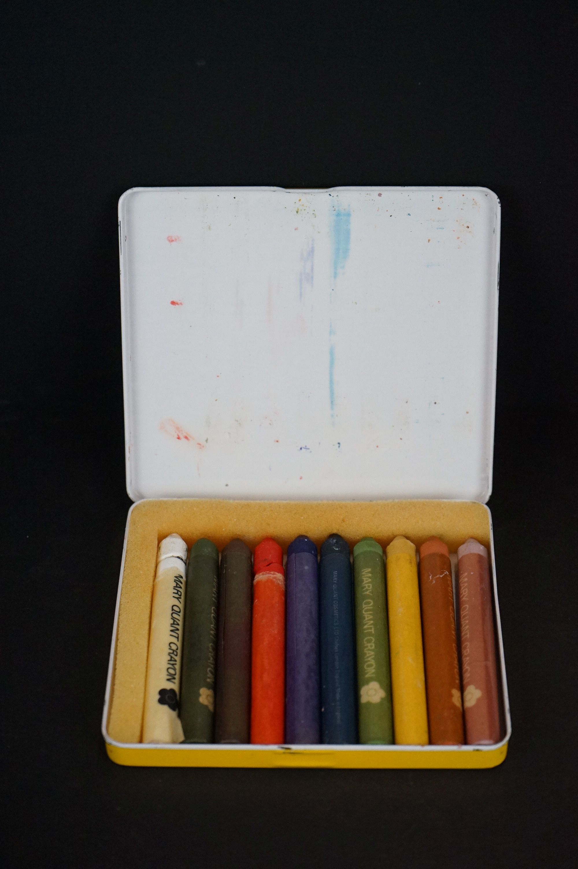 Six Mid century advertising tins to include Dunhill Mixture, Mary Quant Crayon Tin (containing - Image 5 of 6