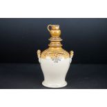19th century Stoneware money box impressed "Alice Lee Bristol 1862 " modelled as a vase with jug