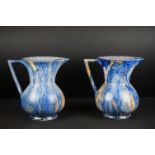 Pair of Thomas Forester & Sons oriflamme jugs