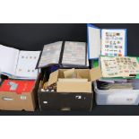 Large Collection of Stamps, mainly in Albums and Folders plus some loose and on paper