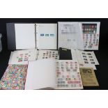 Stamps - a collection of mostly GB issues, in stock books, to include a few Queen Victoria examples