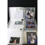 Celebrity Autographs - Large collection of signed photos, mainly actors and actresses, to include