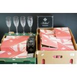 Collection of boxed cut glass crystal to include Cristallerie Zwiesel of Germany (2 x boxes of 6