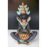 Tretchikoff 1959 first patent chalk ware table lamp, depicting an Oriental / Thai lady, original