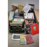 A collection of reference books to include antiques and teddy bears together with a quantity of