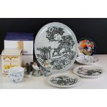 Collection of mixed ceramics to include a Royal Copenhagen ' Onion ' pattern teacup & saucer, a B&