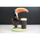 Carlton Ware Guinness Advertising toucan lamp base, with motto ' If he can say as you can Guinness