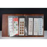 A collection of Red Cross stamps contained within an album to include booklets, sheets and mint