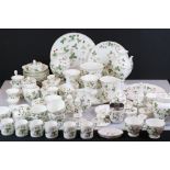 Wedgwood ' Wild Strawberry ' pattern ceramics, over 75 pieces, to include 6 teacups (1 a/f) &