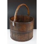 Vintage wooden bucket