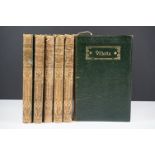 A collection of six books by the Bronte sisters to include Jane Eyre, Withering Heights, Shirley,