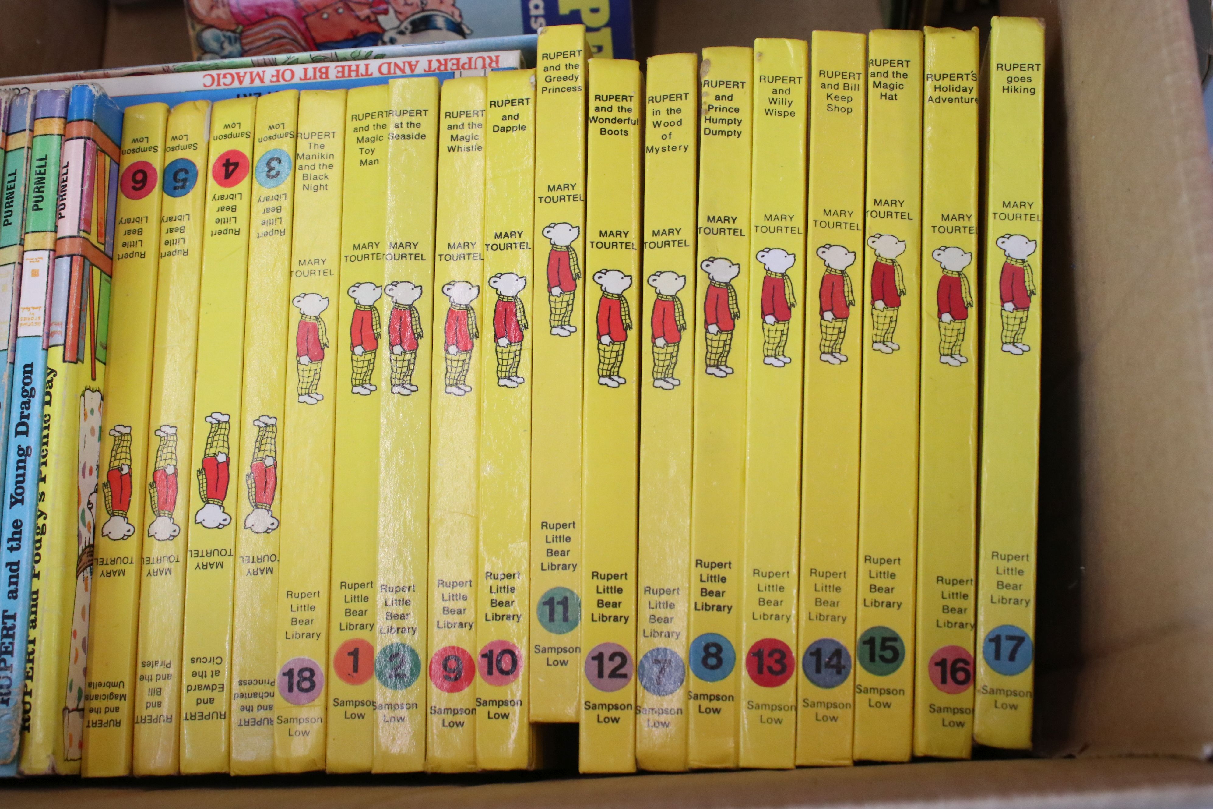 A large group of Rupert the Bear collectables to include books, toys, games and costume. - Image 4 of 8