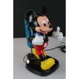 Tyco Novelty Mickey Mouse Telephone, 35cm high