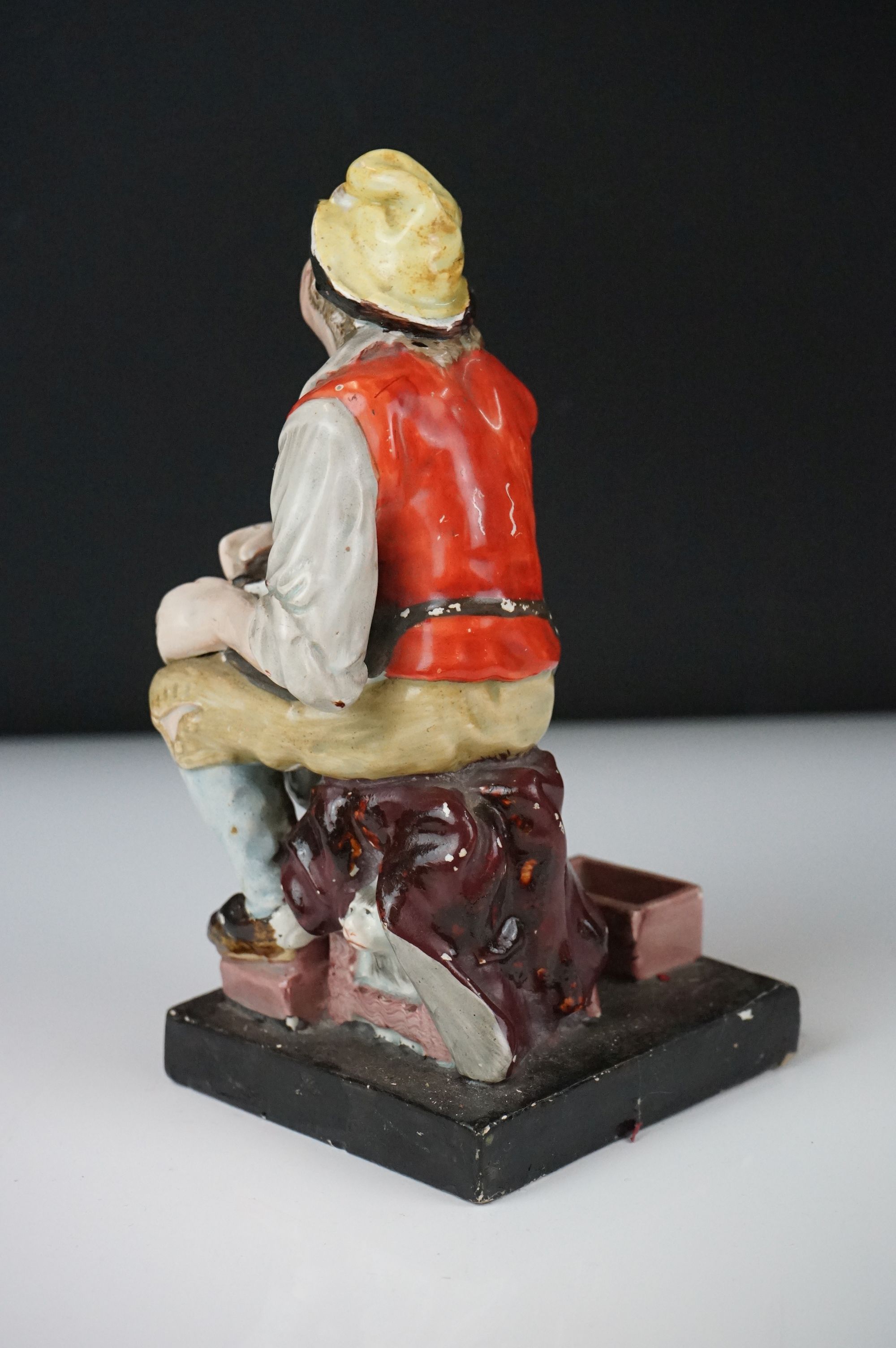 19th Century Staffordshire Toby jug modelled as Toby Philpott holding a foaming tankard and pipe, - Image 12 of 14