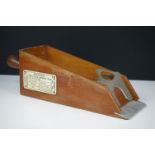 Early 20th Century French wooden card tray stamped for JCST & Cie, Paris France. Licence exclusive -
