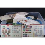 A large collection of British, Commonwealth and world stamps to include many Victorian examples