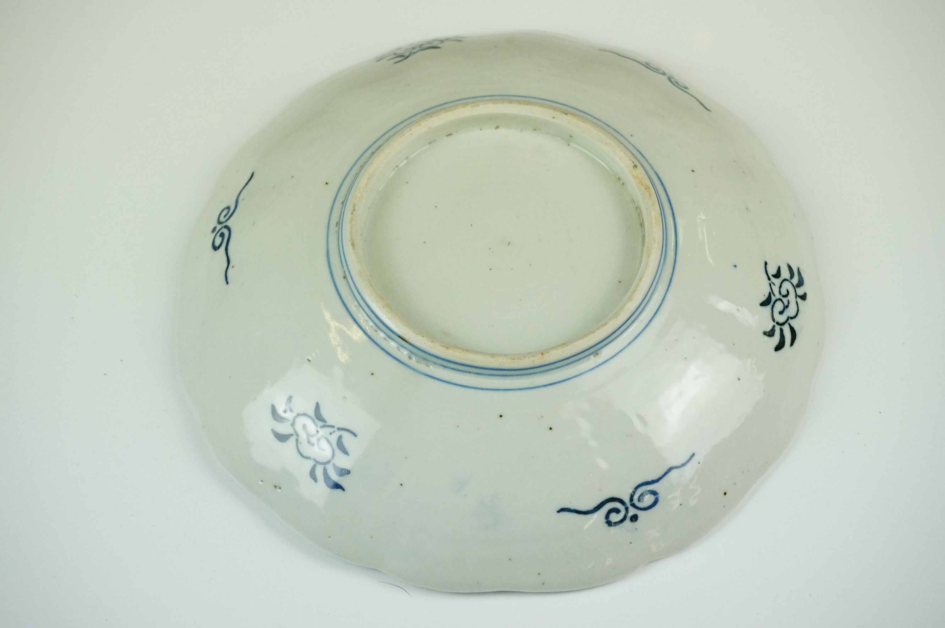 Chinese Blue and White Octagonal Plate, 29cm long together with Two Small Chinese Blue and White - Image 7 of 11