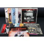 Vinyl - Rock & Pop 11 LP's and 1 12" single to include The Jam, The Clash, Thin Lizzy, Bon Jovi,